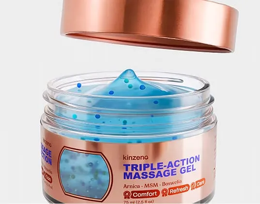 Kinzeno™ Triple-Action Natural Botanical Massage Gel — 75ml